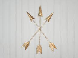 Gold Arrow Wall Hanging Wall Decor Bohemian Decor Arrow Tribal Boho Sslid0169 Arrow Art Native America Gold Wall Decor Girls Room Wall Decor Hanging Wall Decor