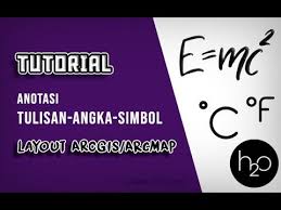 Pilih font esri arcpad > pilih simbol jembatan > klik ok. Anotasi Tulisan Angka Dan Simbol Pada Layout Arcgis Arcmap Youtube
