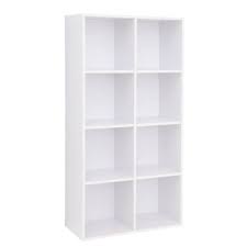 Paiement 4 x sans frais satisfait ou remboursé entreprise française. Bibliotheque A 8 Casiers En Bois Etagere De Rangement Armoire Couleur Blanche Lbc24wt Vasagle 129 5 X 65 5 X 30 Cm Vente De Vasagle Conforama