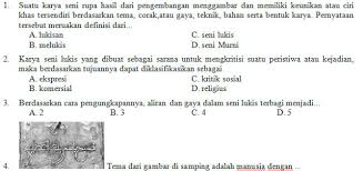 In fo rm soal dan kunci jawaban siap ujian tengah semester ii mapel seni budaya smp/mts kelas vii kurikulum 2013. Kisi Kisi Soal Dan Kunci Jawaban Pas Seni Budaya Smp Kelas 9 Semester Ganjil Didno76 Com