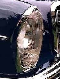 Mercedes W108 W109 W111 W112 Headlight Glass Lens Pair Brand New Glasses Headlight Lens Headlights Mercedes