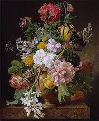 The Broken Tuberose Jan Frans Van Dael Canvas Art Print Etsy Canvas Art Canvas Art Prints Art