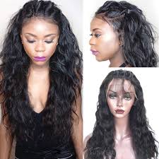Express your glamorous side with one of many wavy and curly synthetic lace front wigs from divatress. Amazon Com Sunwell Lace Front Wigs Human Hair Pre Plucked Virgin Brazilian Human Hair Wigs With Baby Hair For Black Women Water Wave Natural Black 130 Density 10inch Beauty