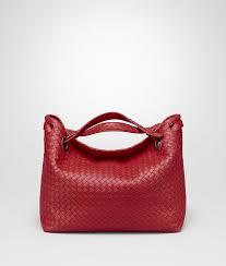 Bottega Veneta China Red Intrecciato Nappa Medium Garda Bag Bags Women Handbags Bottega Veneta Bag