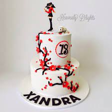This cake seems like in an anime. 18th Birthday Cake Anime Novocom Top