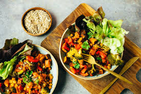 High Protein Ofengericht Vegan Vegane Vibes Rezept In 2020 Einfache Gerichte Lebensmittel Essen Ofengerichte