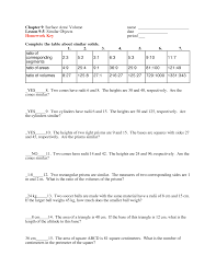 Surface area would be used to find the amount of wrapping paper for a gift, and volume would be used to find how much would fit into a box. Http Teachers Henrico K12 Va Us Tucker Melson M Hgeo Igo Cwhw Keys Igo 20unit 2009 20key Hw9 5key Pdf