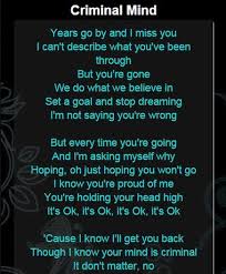 Lukas Graham Criminal Mind Lyrics Google Zoeken Favorite Lyrics Criminal Mind Lyrics