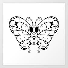 Butterfree De Los Muertos Pokemon Dayofthedead Mashup Diadelosmuertos Calaveras Sugarskull Pokemon Coloring Pokemon Coloring Pages Colorful Drawings