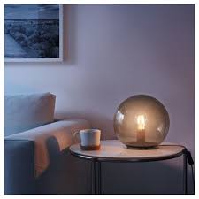 Fado Table Lamp Gray 10 25 Cm Ikea Grey Table Lamps Ikea Table Lamp Table Lamp