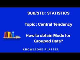 09 Mode Grouped Data Central Tendency Statistics Central Tendency Finding Median Arithmetic Mean
