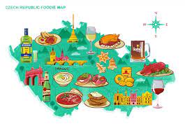 Czech Foodie Map Where To Find Czech Food In Prague Prague Food Czech Recipes Czech Republic
