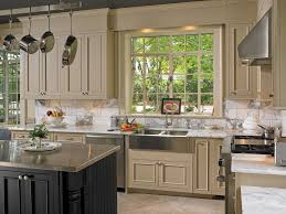 Bishop Kitchen Black Island With Quartz Top Off White Main Kitchen With Applied Mol Kitchen Cabinets On A Budget Traditional Kitchen Design Kitchen Remodel