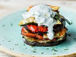 Gemuse Turmchen Mit Halloumi Rezept Rezepte Auberginen Zubereiten Halloumi