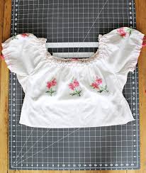 This small bedroom dishes out big style with an intricately patterned wallpaper accent wall. Easy Crop Top Restyle A Beautiful Mess