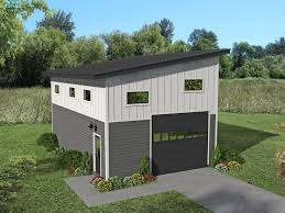 062g 0172 Modern Style Garage Plan With Boat Storage 22 X36 Garage Plan Garage Plans Pool House Plans