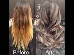 How To Balayage Ombre Step By Step Hair Painting Youtube Grey Ombre Hair Hair Styles Hair Highlights