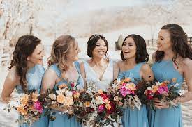Photo by brumley and wells via style me pretty 48 Wedding Hairstyles Perfect For Your Bridesmaids