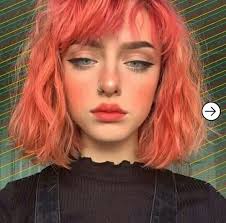 20 Inspiration Of Egirl Makeup You Can Do In 2020 In 2020 Coral Hair Edgy Hair Color Bright Hair Colors