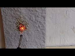 Dc315 Fire Retardant Intumescent Paint For Spray Foam Insulation Demo Youtube