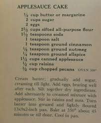 Old Fashioned Betty Crocker Applesauce Cake Applesauce Cake Recipe Cake Recipes Applesauce Cake