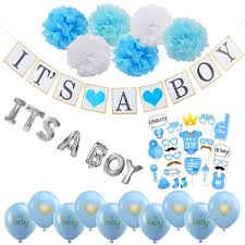 Personalized little prince baby shower straw flags. It S A Boy Girl Happy Birthday Retro Baby Shower Flags Balloon Birthday Party Decoration Children S Birthday Celebration Gifts Banners Streamers Confetti Aliexpress