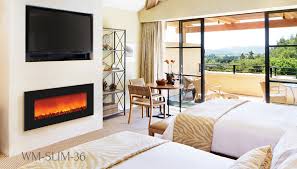 Wall mount electric fireplace is the perfect alternative for wood or gas fireplace. Wm Slim 36 Wall Mount Zero Clearance Amantii Electric Fireplaces