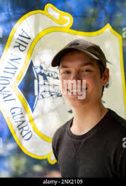 Mason Lees, 18, of Ada plans to join the Air National Guard pictured