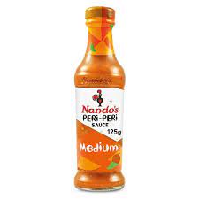 A full chicken, 4 sides, 4 chocolate fondants and 4 designer drinks. Nando S Peri Peri Sauce Medium 125g Sainsbury S