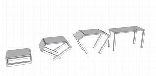 Table Basse Pliable Jet Studio Modulable Convertible En Hauteur Thibout Paul Table Basse Pliable Table Basse Pliante Table Basse Convertible