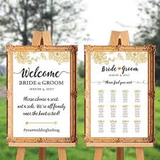 Wedding Welcome Sign And Seating Chart Wedding Ceremony Sign Choose A Seat Not A Side Printable 16x20 18x24 20x30 24x36