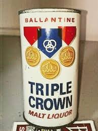 Ballantine Triple Crown Malt Liquor Newark Nj 1965 Beer Brands Beer House Vintage Beer