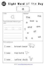 Free Pre K Dolch Sight Words Worksheets Set 1 Kindergarten Worksheets Sight Words Sight Word Worksheets Sight Words Kindergarten