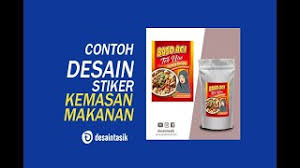 Stiker makanan berkualitas (stiker elastis, saat dilepas tidak meninggalkan bekas) untuk branding, tersedia pilihan contoh / desain produk. Contoh Desain Stiker Kemasan Sambal Toples Desaintasik Cute766