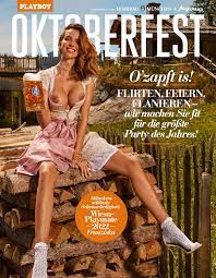 Franziska Distler In Her Sexy Bavarian Dirndl! Playboy Germany 2022  Oktoberfest Edition 🐰 Playboy photo