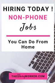 8 Non Phone Work At Home Jobs Hiring Now Work From Home Jobs Working From Home Home Jobs