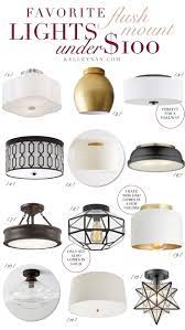 Flush mount bedroom lighting is at once stylish and functional as this type of ceiling light is able to appropriately light a bedroom without taking up the amount of space a pendant, chandelier or ceiling fan would. Inexpensive Flush Mount Lighting Under 100 Kelley Nan