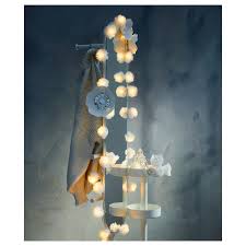 Livsar Led Lighting Chain With 24 Lights Indoor Tulle White Ikea Ireland In 2020 Lighting Chains Led Lights Light Decorations
