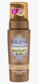 Wash hands immediately after application. Light Bronze Jergens Natural Glow Instant Sun Mousse Hd Png Download Kindpng