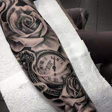 80 Timeless Pocket Watch Tattoo Ideas A Classic And Fashionable Totem Watch Tattoos Rose Tattoos For Men Pocket Watch Tattoos