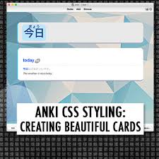 Do not make cards for every detail. Writing Across Universes Anki Css Styling Creating Beautiful Cards