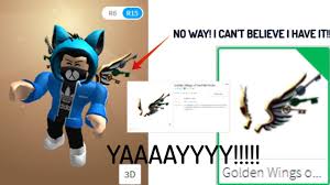 In this video i show you how to get the the diy golden bloxy wings in roblox for the bloxys event in 2019. We Got The Golden Wings Of The Pathfinder Roblox Rpo Event