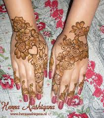Arabic Henna Design With Open Hearts Flowers And Lots Of Shading Henna Applied By Henna Aash Henna Designs Easy Arabic Henna Designs Simple Mehndi Designs