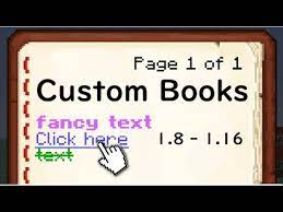 How to make a book in minecraft pocket edition. How To Make Custom Books Clickable Books Minecraft 1 17 Youtube