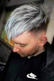 To Dye Or Not To Dye Are Silver Hair Men Still On Trend Gray Hair Highlights Grey Hair Dye Men Hair Color