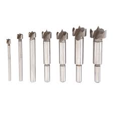 Also known as subland drill bits, these last longer than standard counterboring drill bits because the diameter stays the same after sharpening. 1 4 In 1 In Forstner Drill Bit Set With 3 8 In Shanks 7 Pc