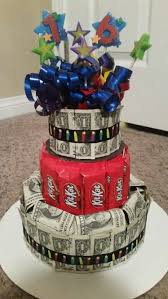 Money Cake Ideas For Mother S Birthday Money Cake On A Budget Used About 50 Worth Of 1 S To Make This Candy Layer To Make Up For The Creative Money Gifts Birthday Money Birthday Gifts For Teens