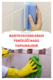 Evde yaptığınız fayans temizleme suyuyla fayanslarınızı bembeyaz yapabilirsiniz. Temizlik Panosundaki Pin