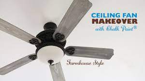 Maybe you would like to learn more about one of these? Diy Ceiling Fan Makeover With Chalk Paint Youtube