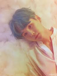 Bwibaby Love Yourself Her O Version Yoongi Flower Photoshoot Blue Hair Aesthetic Mint Hair